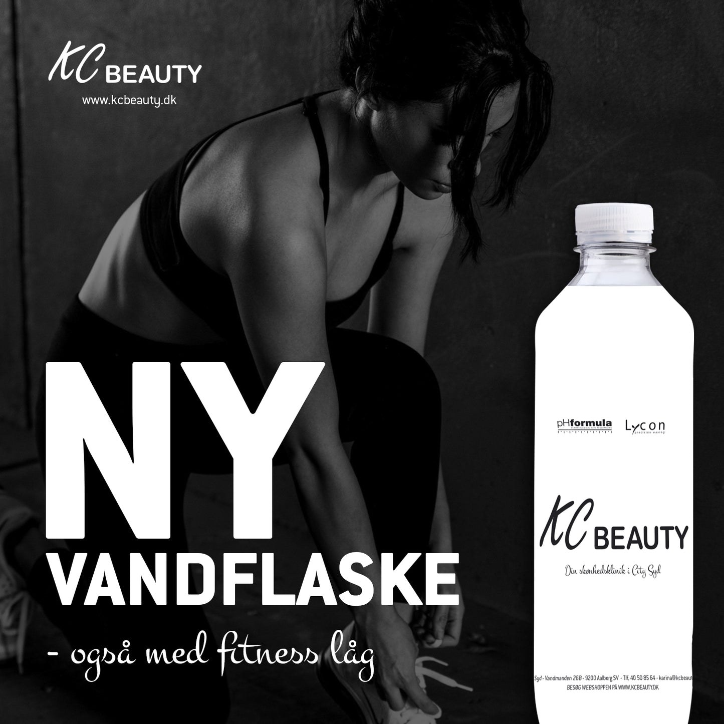 Vandflaske til fitness og din hverdag